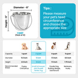 Round Heavy Duty Stainless Steel Bucket - 2 Quart - Pack of 12