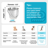 Round Heavy Duty Stainless Steel Bucket - 6 Quart - Pack of 6