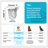 Heavy Duty Stainless Steel Flat Bucket with 2 Hooks - 2 Quart - Pack of 12