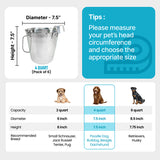 Heavy Duty Stainless Steel Flat Bucket with 2 Hooks - 4 Quart - Pack of 6