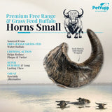 Water Buffalo Horns Dog Chew - Pack of 4 - Small Size