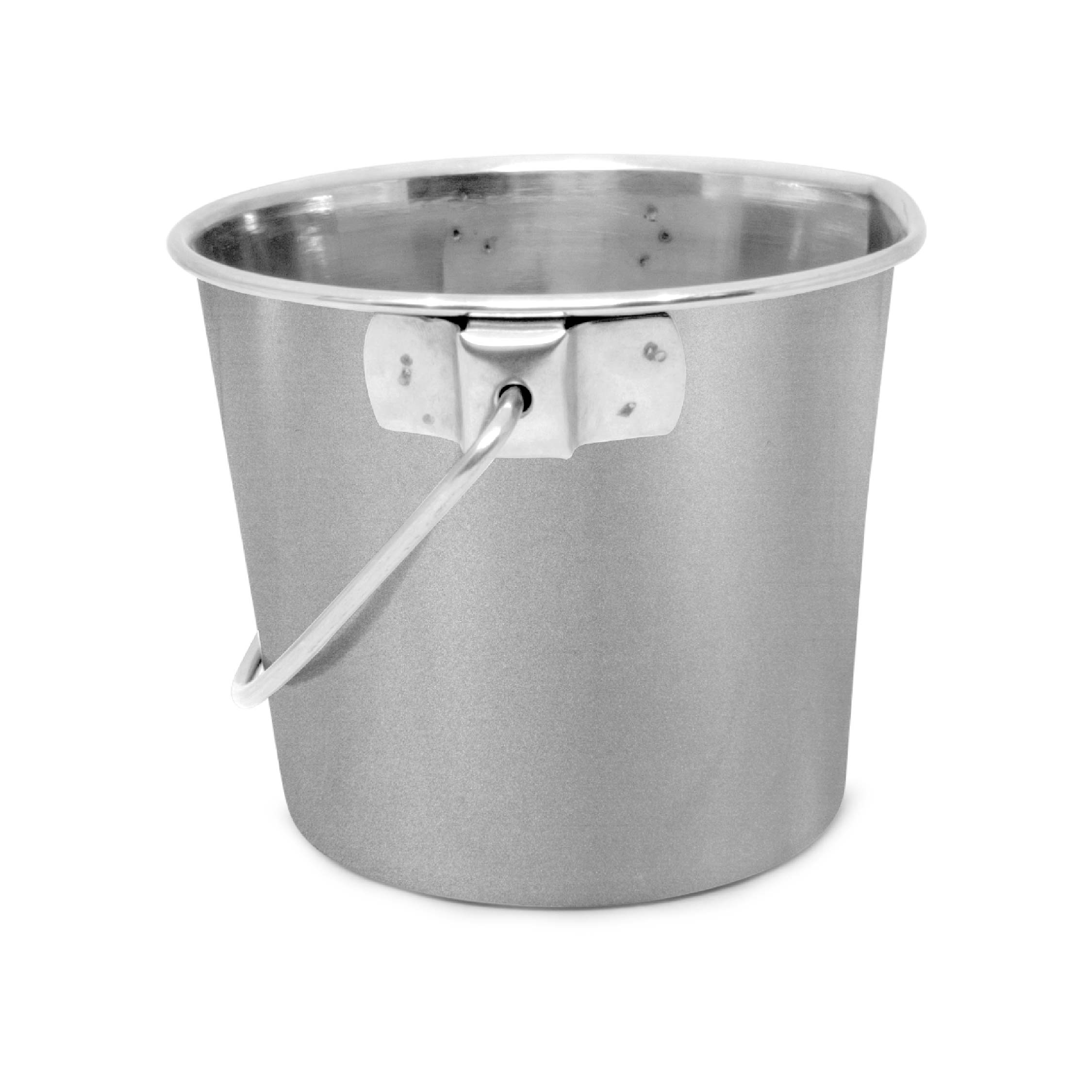 Heavy Duty Stainless Steel Flat Bucket - All Sizes