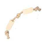 Cotton / Jute Rope Tug Toy with 2 Cheek Rolls