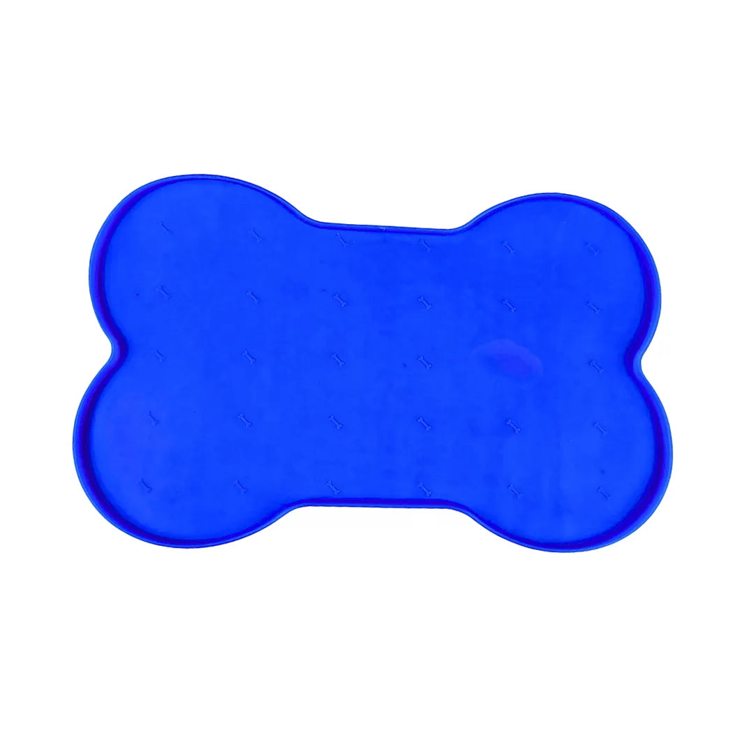 Silicone Bone Shape Non Skid Mat - Large - 6 Colors