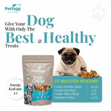 100% Natural Water Buffalo Trachea Bites Dog Treats - Pack of 1 lb