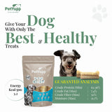 100% Natural Water Buffalo Trachea Dog Chew - Pack of 12, 6 inch