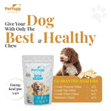100% Natural Water Buffalo Cheek Chips Dog Chew - Pack of 8oz