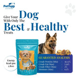 100% Natural Water Buffalo Knee Caps with Meat Dog Treats - Pack of 10