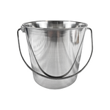 Heavy Duty Stainless Steel Round Bucket - All Sizes