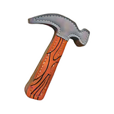 Natural Extra Tuff Toss & Chew Toy - Carpenter Hammer