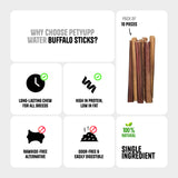 Plain Bully Sticks - 50 Count, 6 Inch