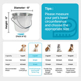 Heavy Duty Stainless Steel Flat Side Bucket - 2 Quart - Pack of 12