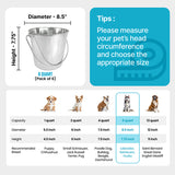 Heavy Duty Stainless Steel Flat Side Bucket - 6 Quart - Pack of 6