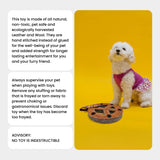 Natural Extra Tuff Toss & Chew Dog Toy - Peace Sign