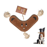 Natural Extra Tuff Toss & Chew Dog Toy - Boomerang