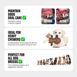 Natural Extra Tuff Toss & Chew Dog Toy - Bully Bull