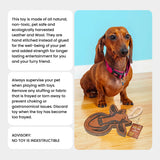 Natural Extra Tuff Toss & Chew Dog Toy - Bully Bull