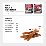 Plain Bully Sticks - 50 Count, 6 Inch