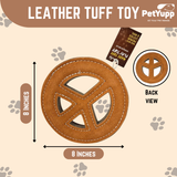 Natural Extra Tuff Toss & Chew Dog Toy - Peace Sign