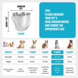 Heavy Duty Stainless Steel Flat Bucket - 6 Quart