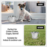 Round Heavy Duty Stainless Steel Bucket - 1 Quart - Pack of 12