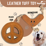 Natural Extra Tuff Toss & Chew Dog Toy - Boomerang