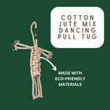 Cotton Jute Rope Toy - Dancing Pull Tug