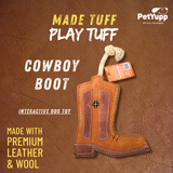 Natural Extra Tuff Toss & Chew Dog Toy - Cowboy Boot