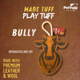 Natural Extra Tuff Toss & Chew Dog Toy - Bully Bull