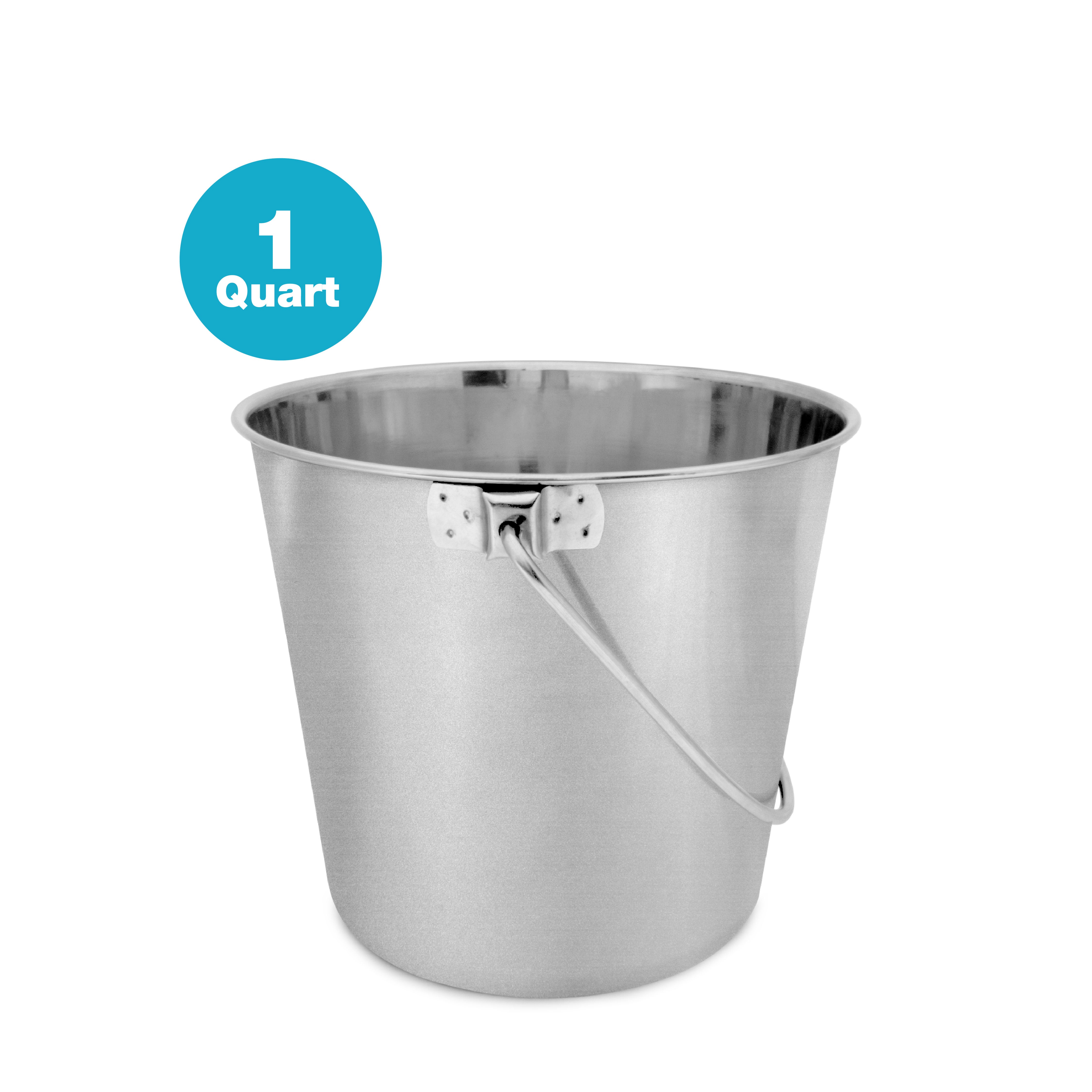 Heavy Duty Stainless Steel Round Bucket - All Sizes