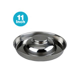 Flying Saucer Stainless Steel Bowl - 11 Inches