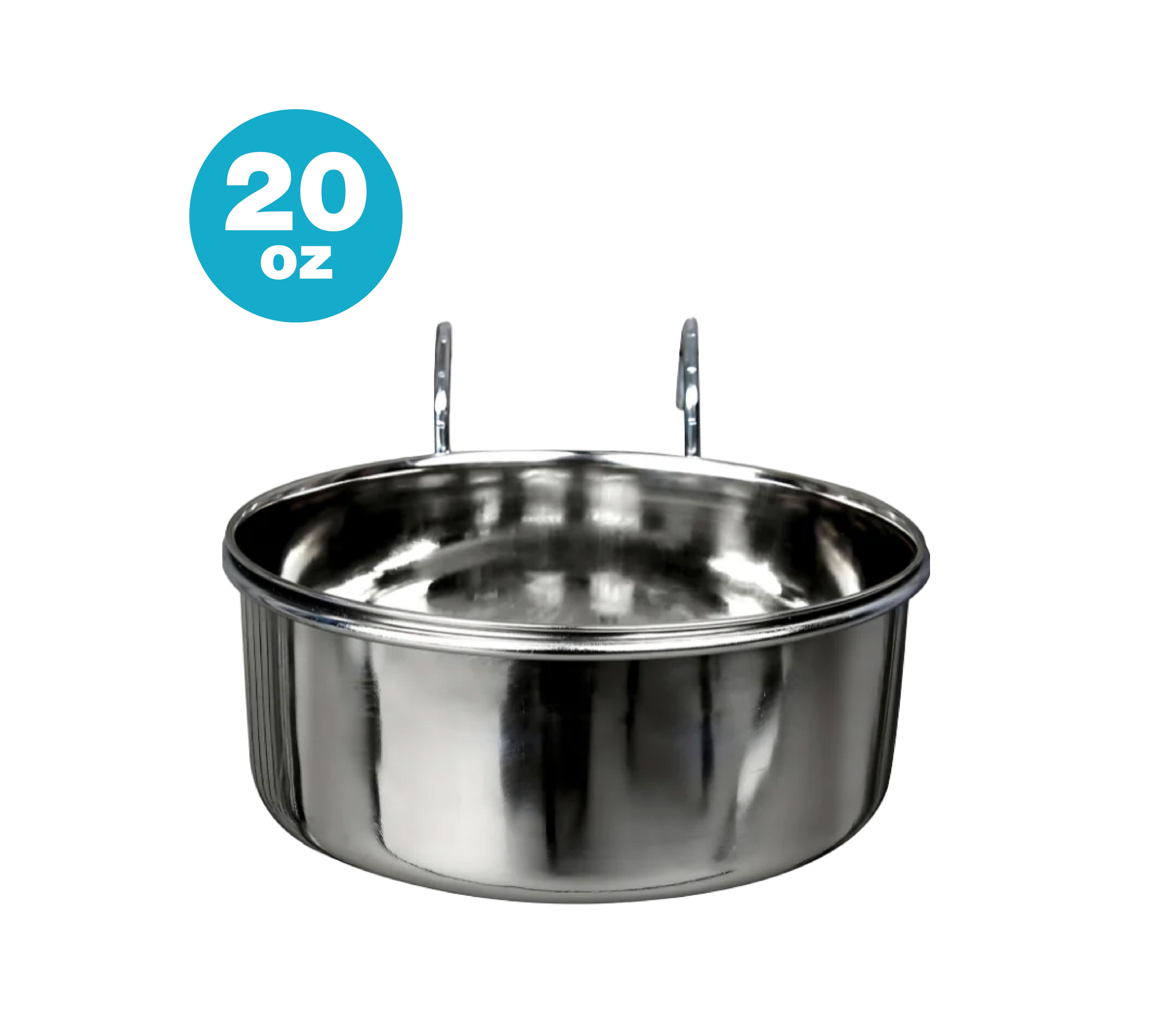 Stainless Steel Coop Cup With Hook - All Sizes