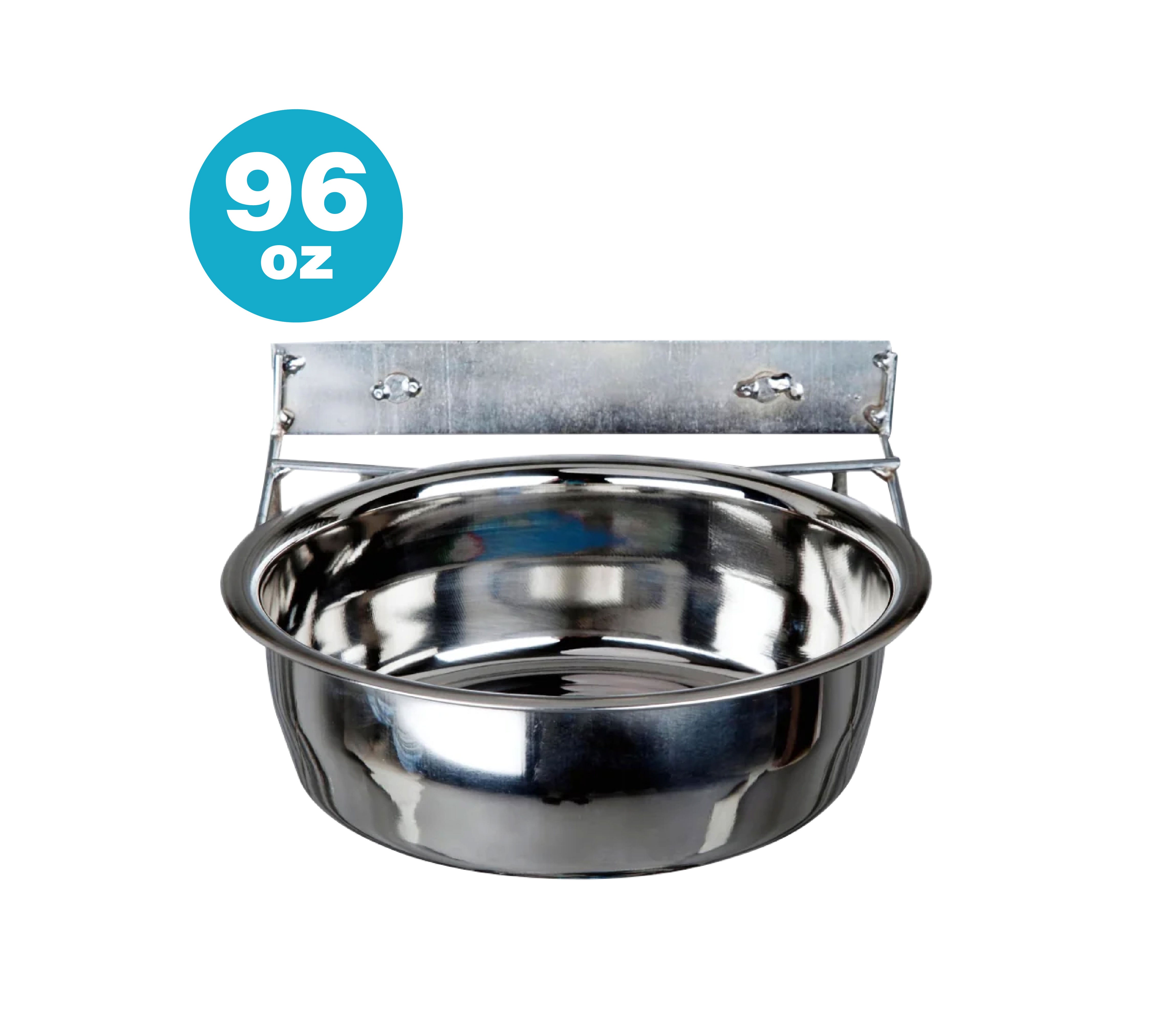 Stainless Steel Coop Cup With Clamp - All Sizes