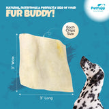 Dog Bulk Treats - 100% Natural Water Buffalo Cheek Chips Dog Chew - Pack of 40 pcs