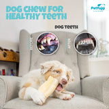 Dog Bulk Treats - Natural Water Buffalo Cheek Roll Dog Chew - 6 Inch - Pack of 25 Count