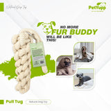Cotton Jute Rope Toy - Pull Tug