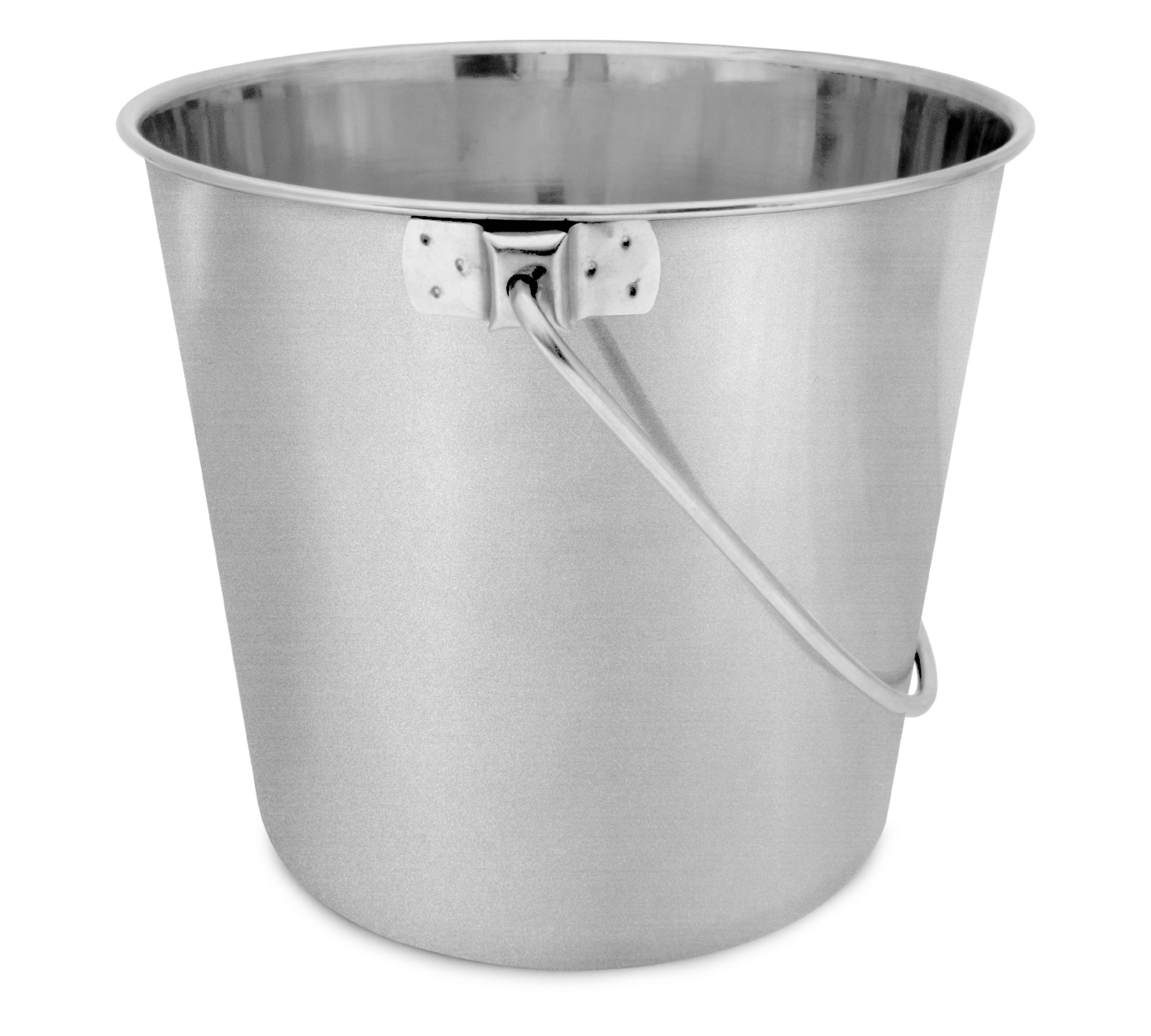 Heavy Duty Stainless Steel Round Bucket - All Sizes