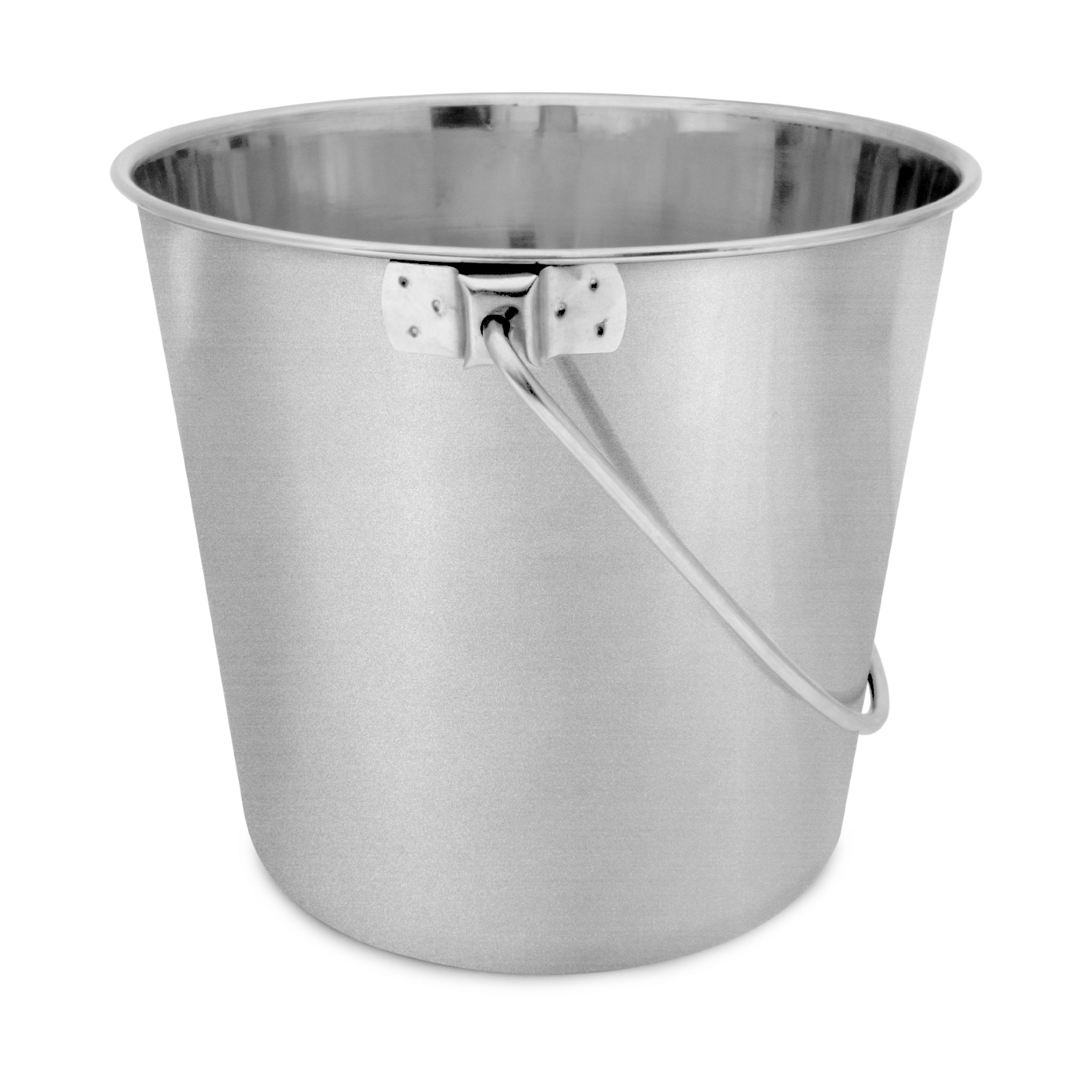 Heavy Duty Stainless Steel Round Bucket - All Sizes
