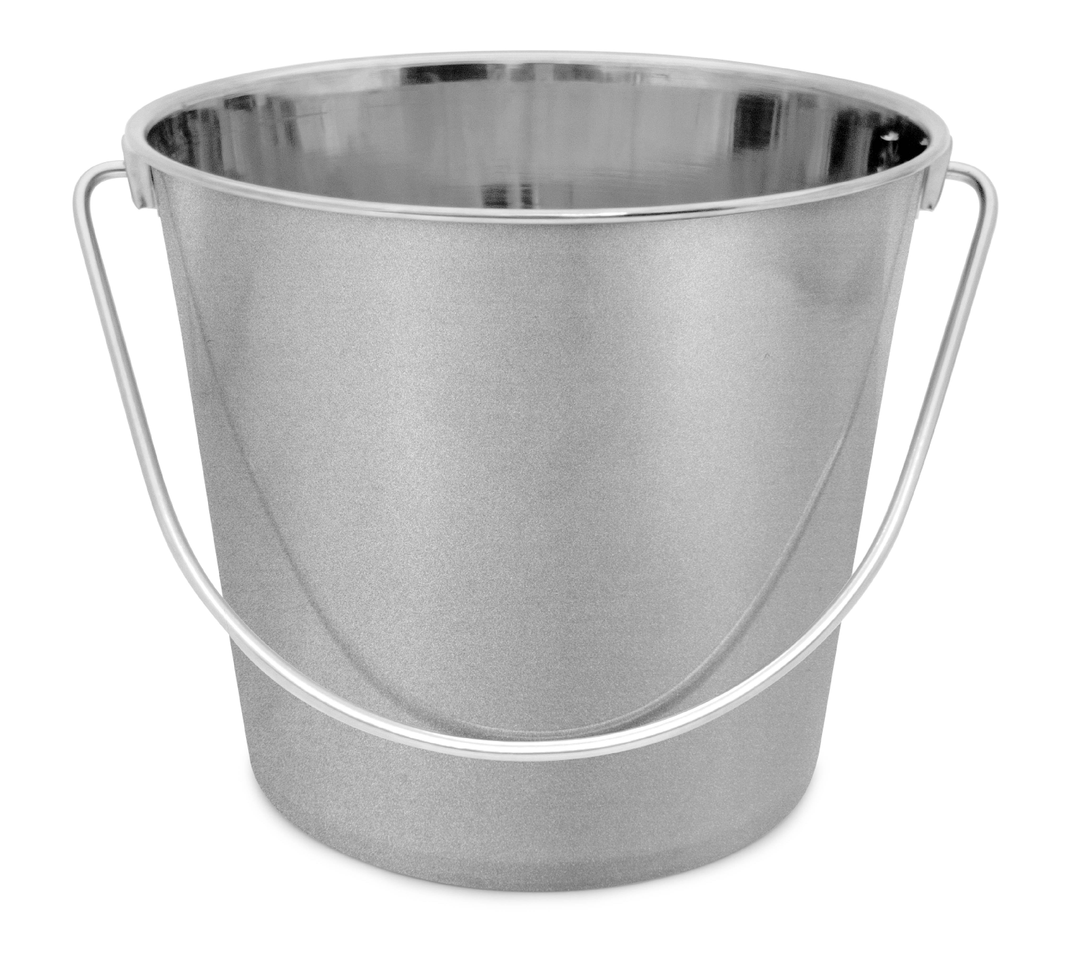 Heavy Duty Stainless Steel Round Bucket - All Sizes