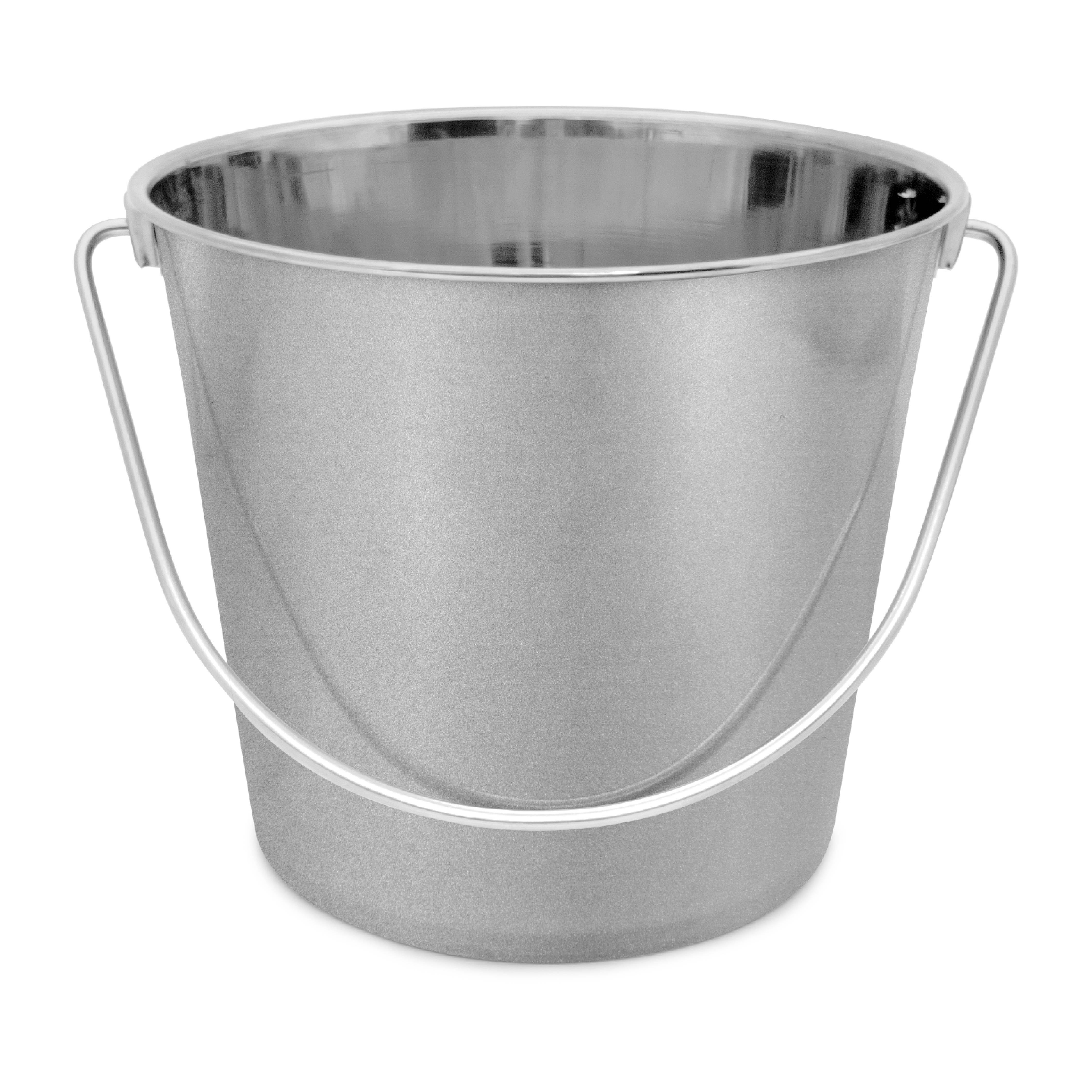 Heavy Duty Stainless Steel Round Bucket - All Sizes