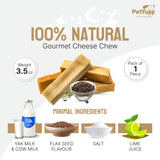 Himalayan Gourmet Cheese Chew  - 3.5 oz Flax Seed Flavor