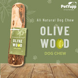 Natural Repurposed Olive Wood Dog Chew - Large
