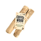 Natural Repurposed Coffee Woods Dog Chew - Medium