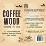 Natural Repurposed Coffee Woods Dog Chew - Medium