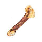 Water Buffalo Jumbo Bone Wrapped With Jerky - 1 Pc