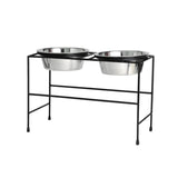 Posture Perfect Double Diner with Removable S.S Bowls & Anti Rattle Rubber