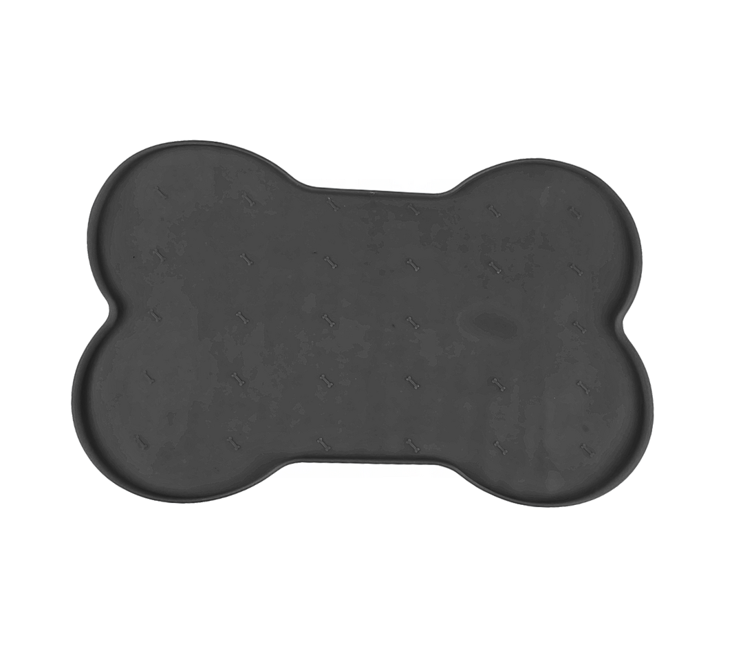 Silicone Bone Shape Non Skid Mat - Large - 6 Colors