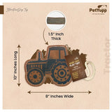 Natural Extra Tuff Toss & Chew Dog Toy - Tractor
