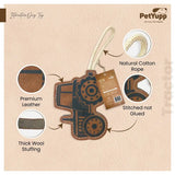 Natural Extra Tuff Toss & Chew Dog Toy - Tractor