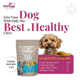 100% Natural Water Buffalo Ear with Meat Dog Chew - Pack of 10